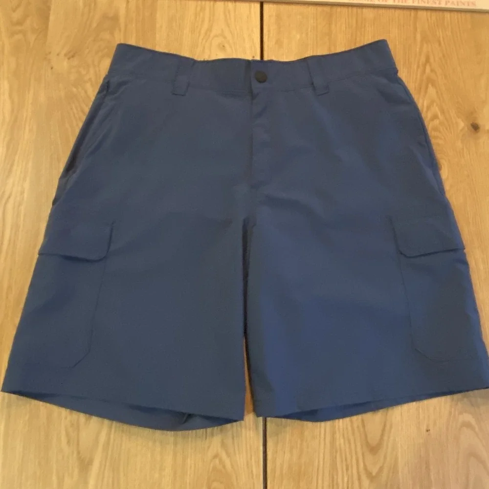 Orvis Quick Dry Stretch Shorts Men's 34 Fishing Hiking blue Performance Cargo